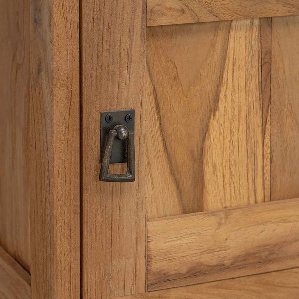 Comodino in Legno Massello di Teak 40x30x50 cm | homemem39