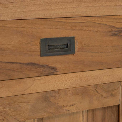 Comodino in Legno Massello di Teak 40x30x50 cm | homemem39