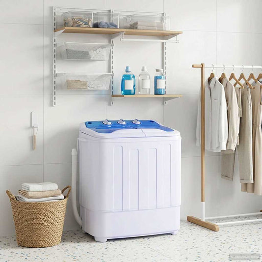 Mini Lavatrice a Vaschetta Doppia 5,6 kg - homemem39