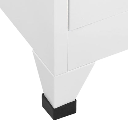 Armadietto a Chiave a 2 Scomparti 38x45x180 cm | homemem39