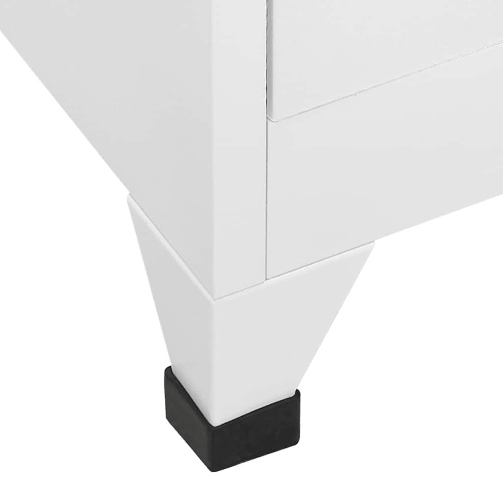 Armadietto a Chiave a 3 Scomparti 38x45x180 cm | homemem39