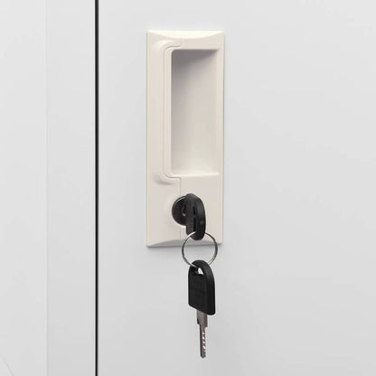 Armadietto a Chiave a 3 Scomparti 38x45x180 cm | homemem39