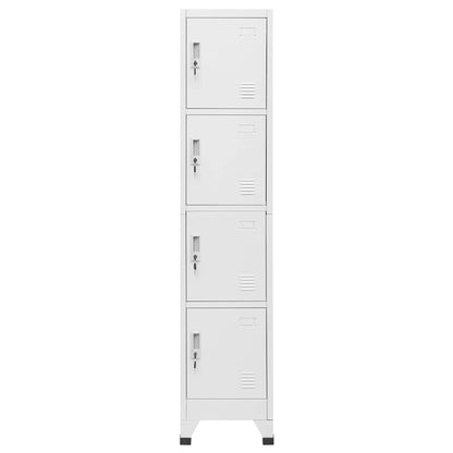 Armadietto a Chiave a 4 Scomparti 38x45x180 cm | homemem39