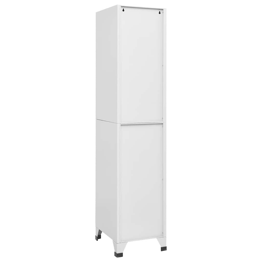 Armadietto a Chiave a 4 Scomparti 38x45x180 cm | homemem39