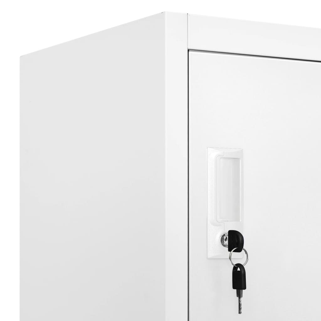 Armadietto a Chiave con 12 Scomparti 90x45x180 cm | homemem39
