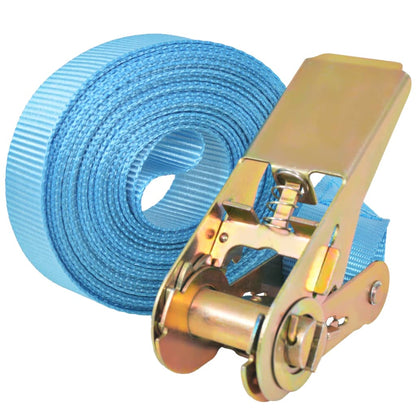 Cinghie d’Ancoraggio 10 pz a Cricchetto 0,8 T 4mx25mm Blu | homemem39