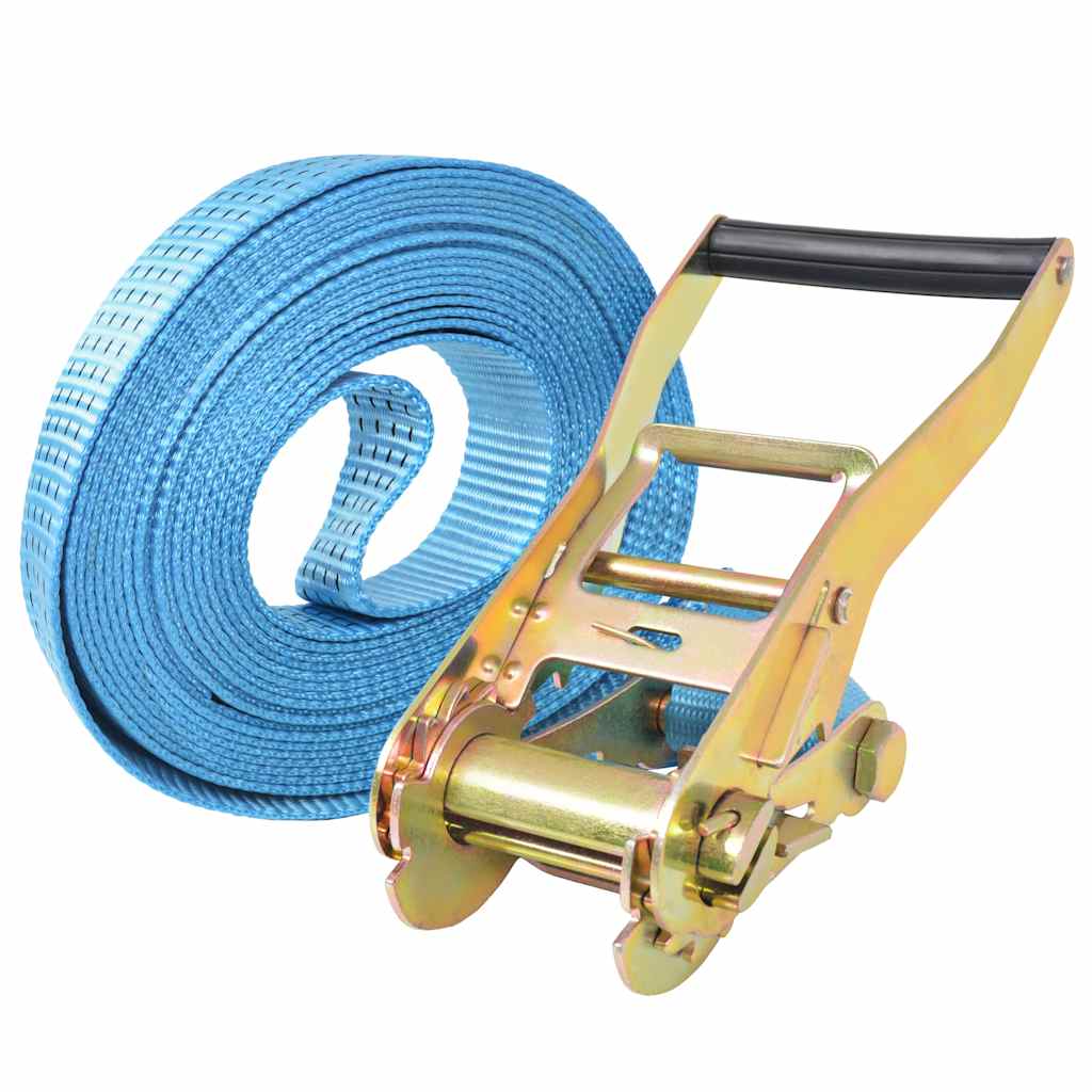 Cinghie d'Ancoraggio 4 pz a Cricchetto 4 T 8mx50mm Blu | homemem39