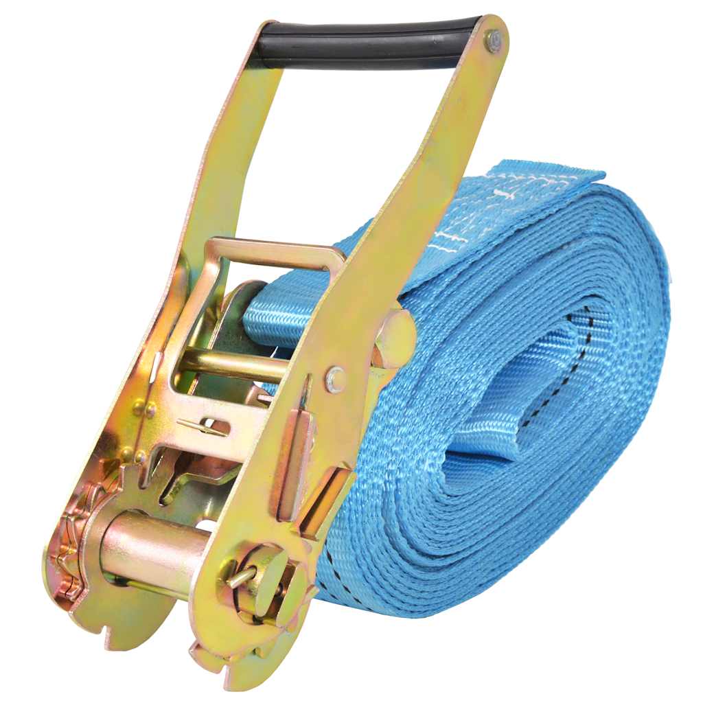 Cinghie d'Ancoraggio 4 pz a Cricchetto 4 T 8mx50mm Blu | homemem39