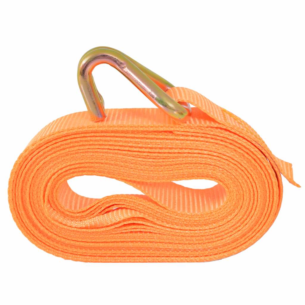 Cinghie d'Ancoraggio 4 pz a Cricchetto 0,4 T 6mx25mm Arancione | homemem39
