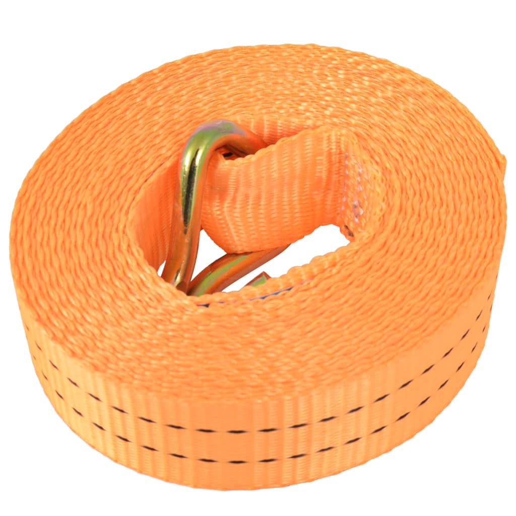 Cinghie d'Ancoraggio 10 pz a Cricchetto 1 T 6mx38mm Arancione | homemem39