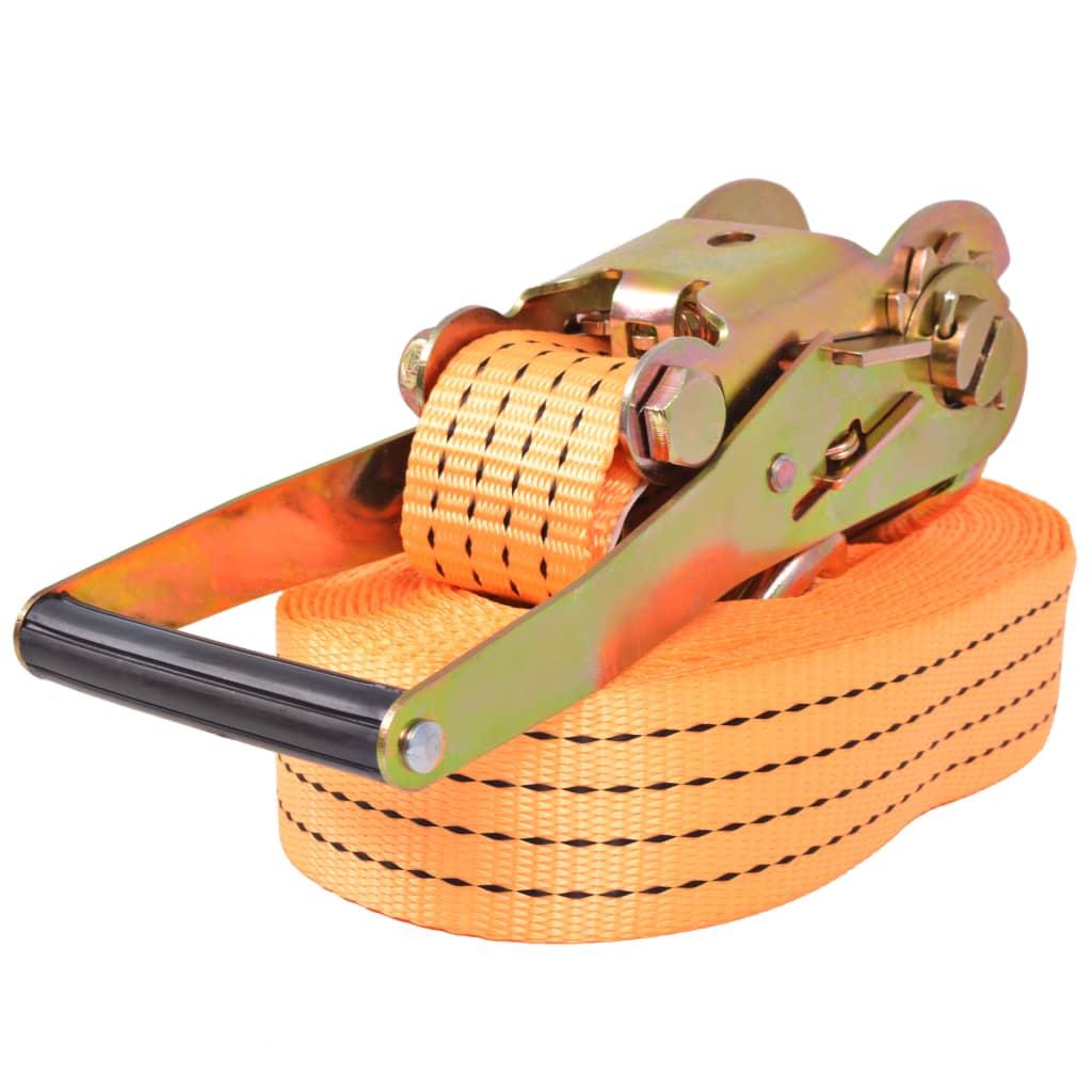 Cinghie d'Ancoraggio 10 pz a Cricchetto 2 T 8mx50mm Arancione | homemem39