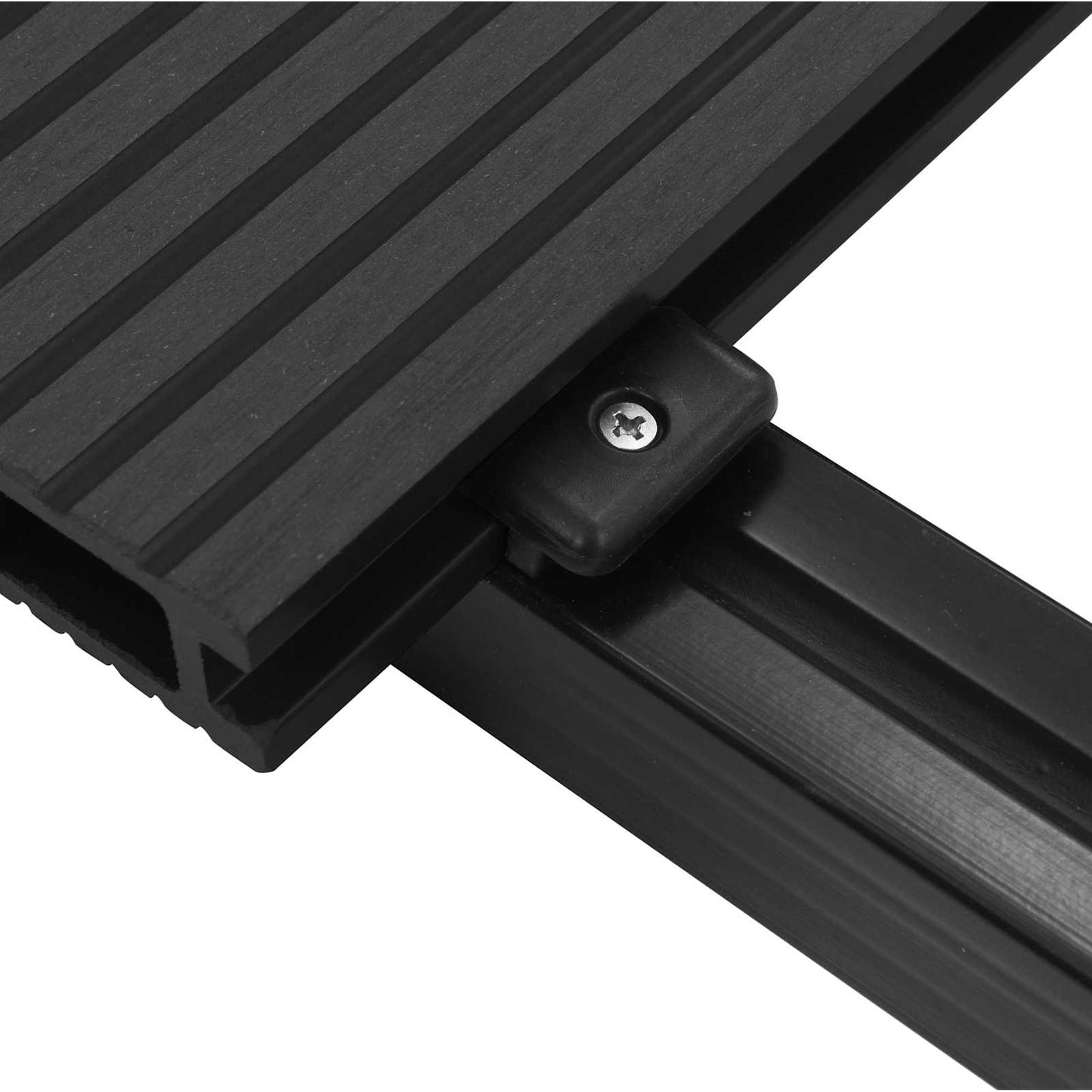 Pavimento da Deck 6 pcs Antracite WPC | homemem39