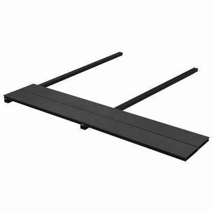 Pavimento da Deck 6 pcs Antracite WPC