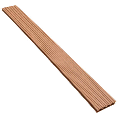 Pavimento da Deck 4 pcs Marrone WPC | homemem39