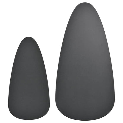 Set Tavolini Salotto 2pz in Legno Massello Massello Pino Nero | homemem39