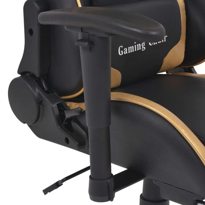 Sedia da gaming Oro 70 x 71 x 136 cm Pelle Artificiale
