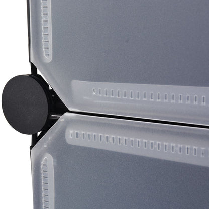 Scarpiera Modulare a 10 Scomparti Nera - homemem39