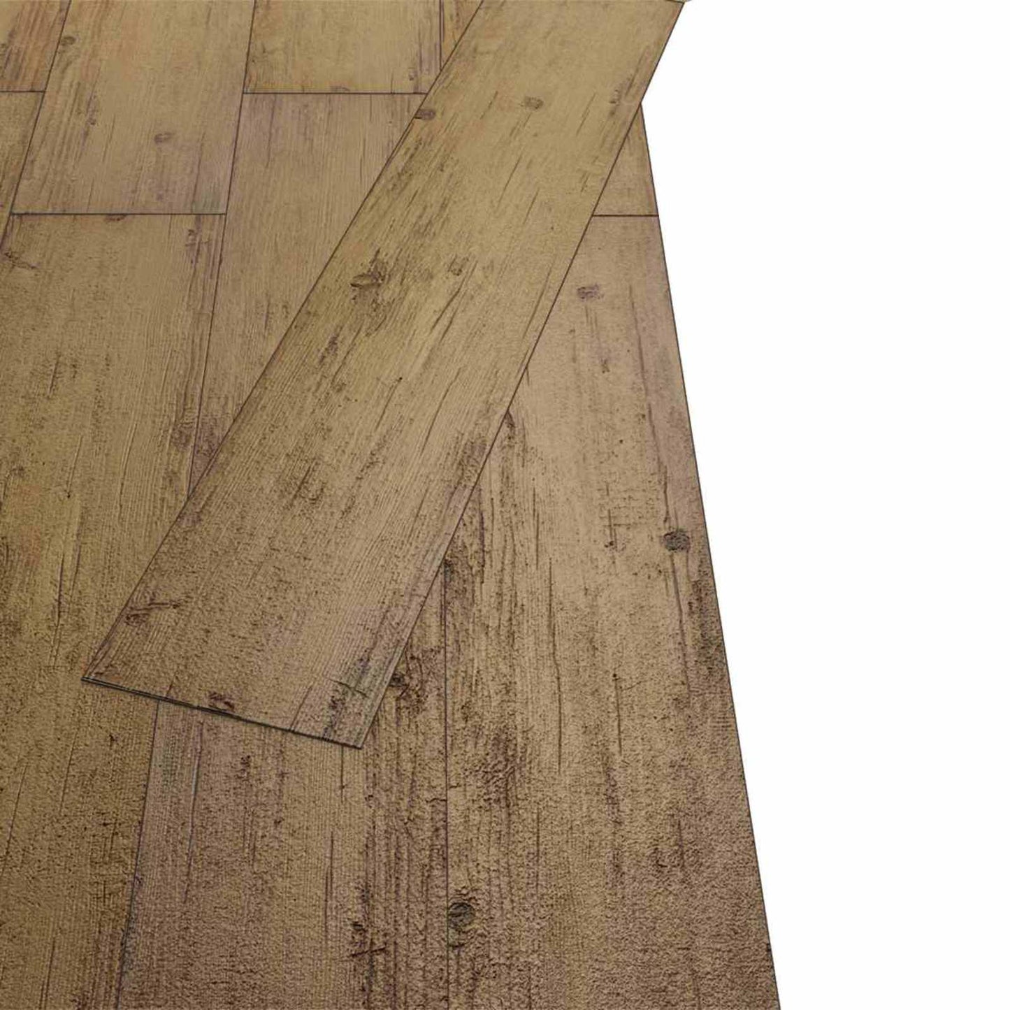 Tavole per Pavimenti 18 pcs Marrone Noce 5,26 m² PVC