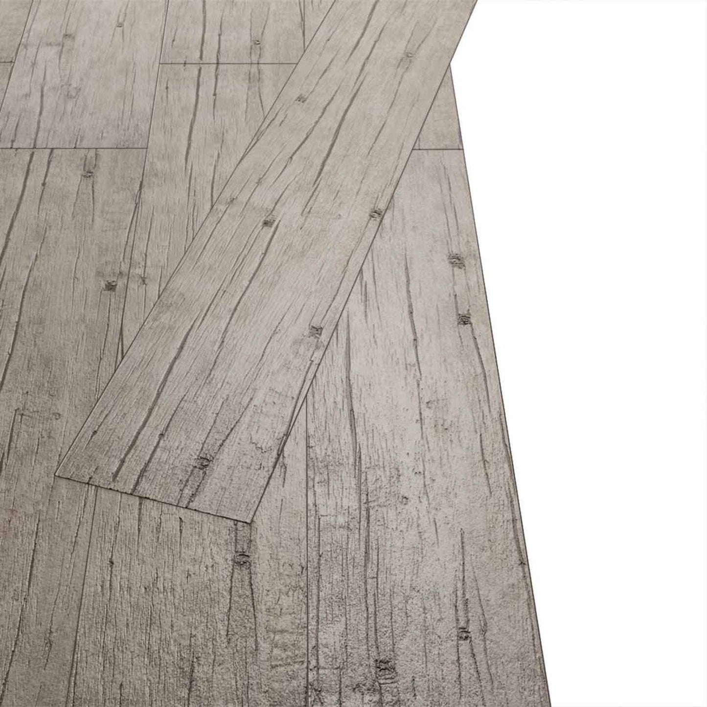 Tavole per Pavimenti 18 pcs Grigio 5,26 m² PVC