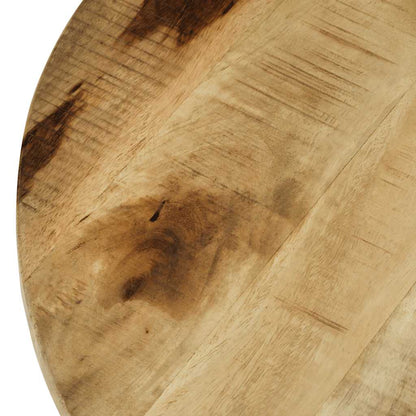 Tavolino da Salotto in Legno Massello Grezzo di Mango 60x40 cm | homemem39
