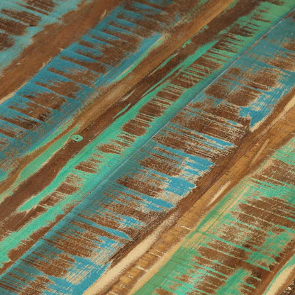 Tavolino da Salotto in Legno Massello Recuperato 65x32 cm