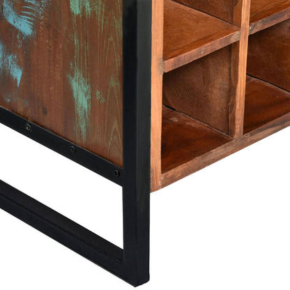 Portavini da 16 Bottiglie in Legno Massello di Recupero - homemem39