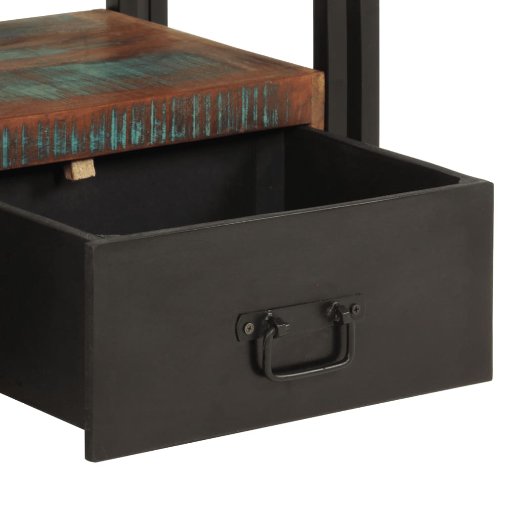 Mobile Porta TV in Legno Massello di Recupero 120x30x40 cm - homemem39