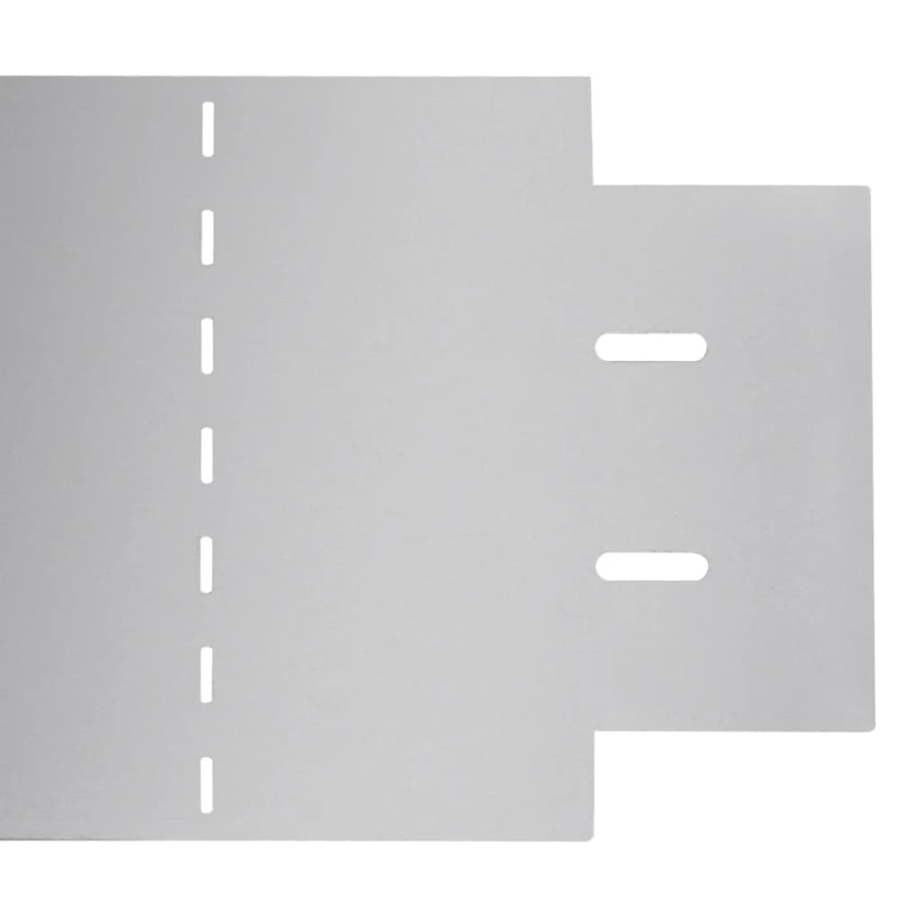 Pannelli di Recinzione per Prato 5 pz Acciaio Zincato 100x19 cm - homemem39