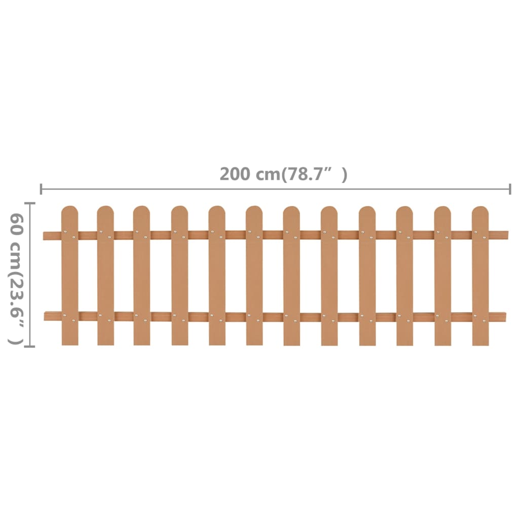Staccionata in WPC 200x60 cm - homemem39