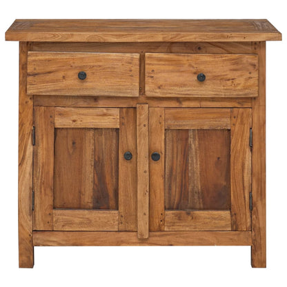 Credenza in Legno Massello di Mogano 75x30x65 cm