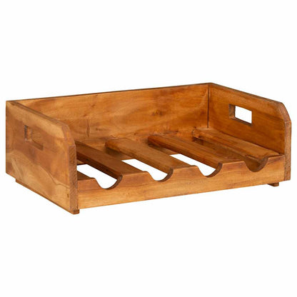 Set Portavini 4 pz per 16 Bottiglie in Legno Massello di Mogano