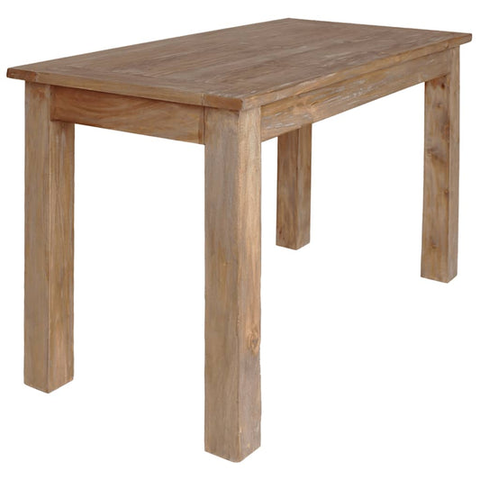 Tavolo da Pranzo in Legno Massello di Mogano 120x60x77 cm | homemem39