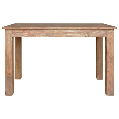 Tavolo da Pranzo in Legno Massello di Mogano 120x60x77 cm