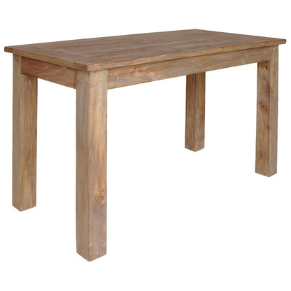 Tavolo da Pranzo in Legno Massello di Mogano 120x60x77 cm