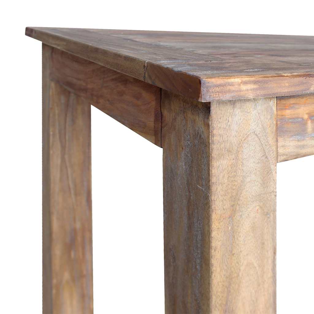 Tavolo da Pranzo in Legno Massello di Mogano 120x60x77 cm