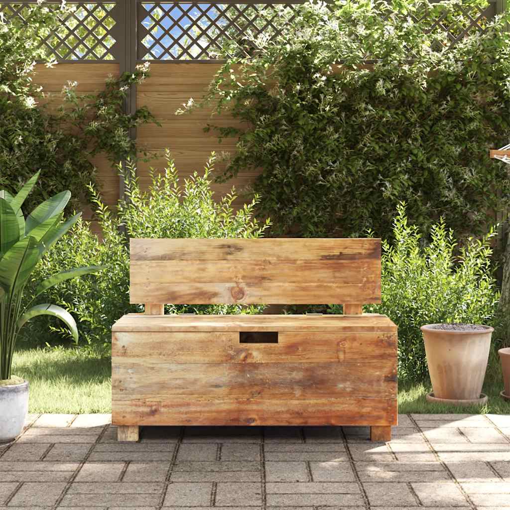 Panca in Legno Massello di Mogano 86x40x60 cm | homemem39