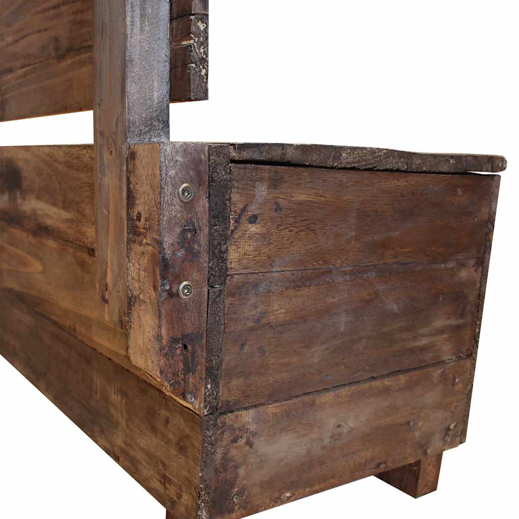 Panca in Legno Massello di Mogano 86x40x60 cm | homemem39