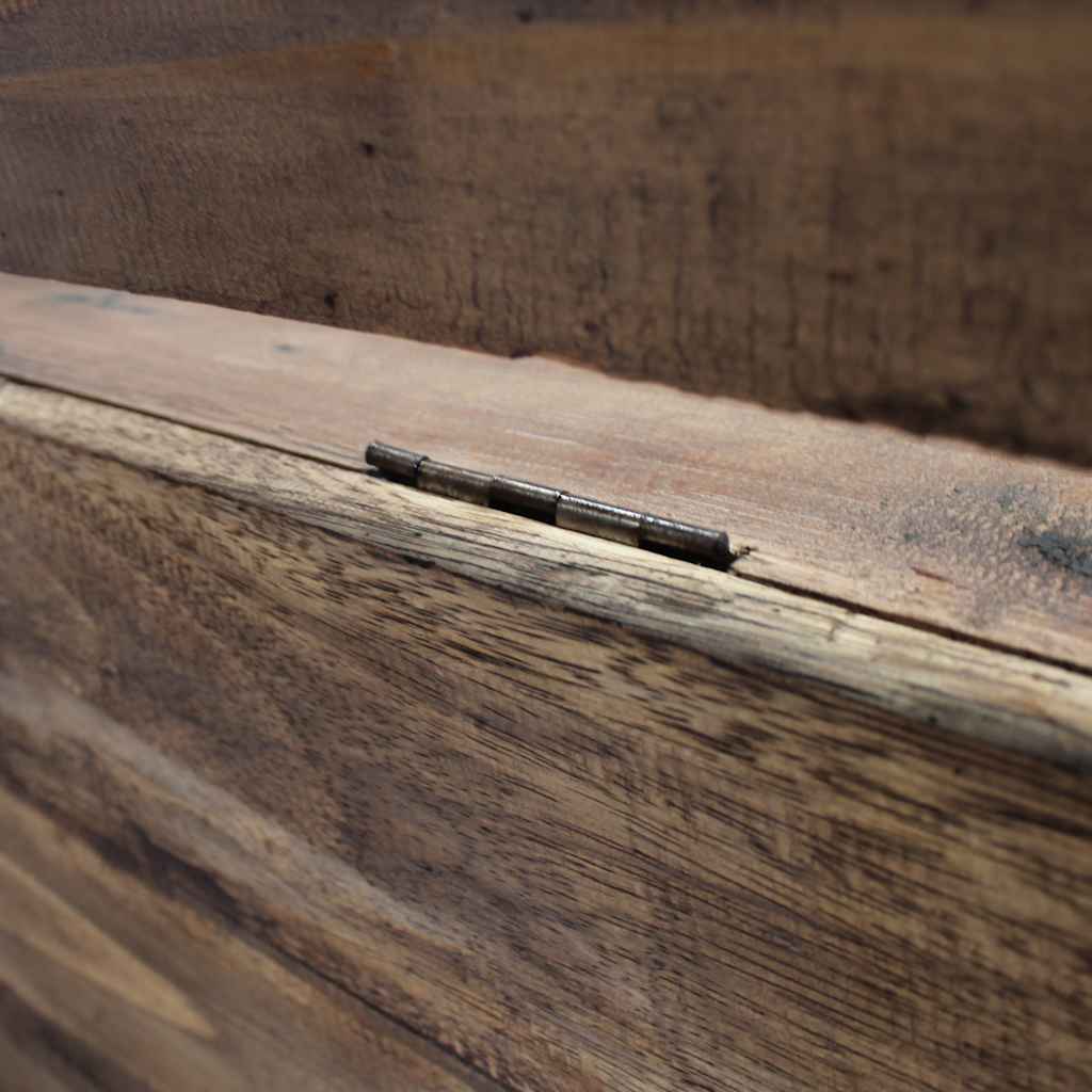 Panca in Legno Massello di Mogano 86x40x60 cm | homemem39