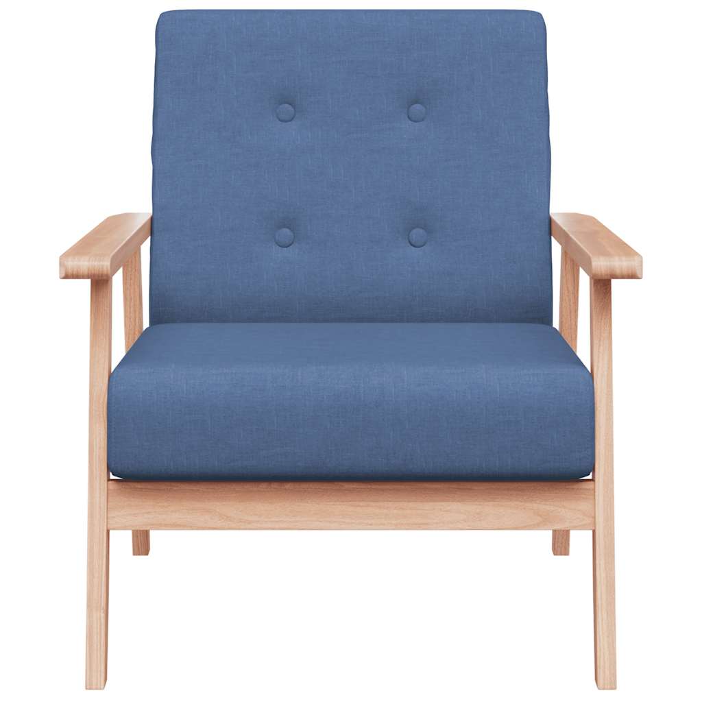 Poltrona Blu in Tessuto