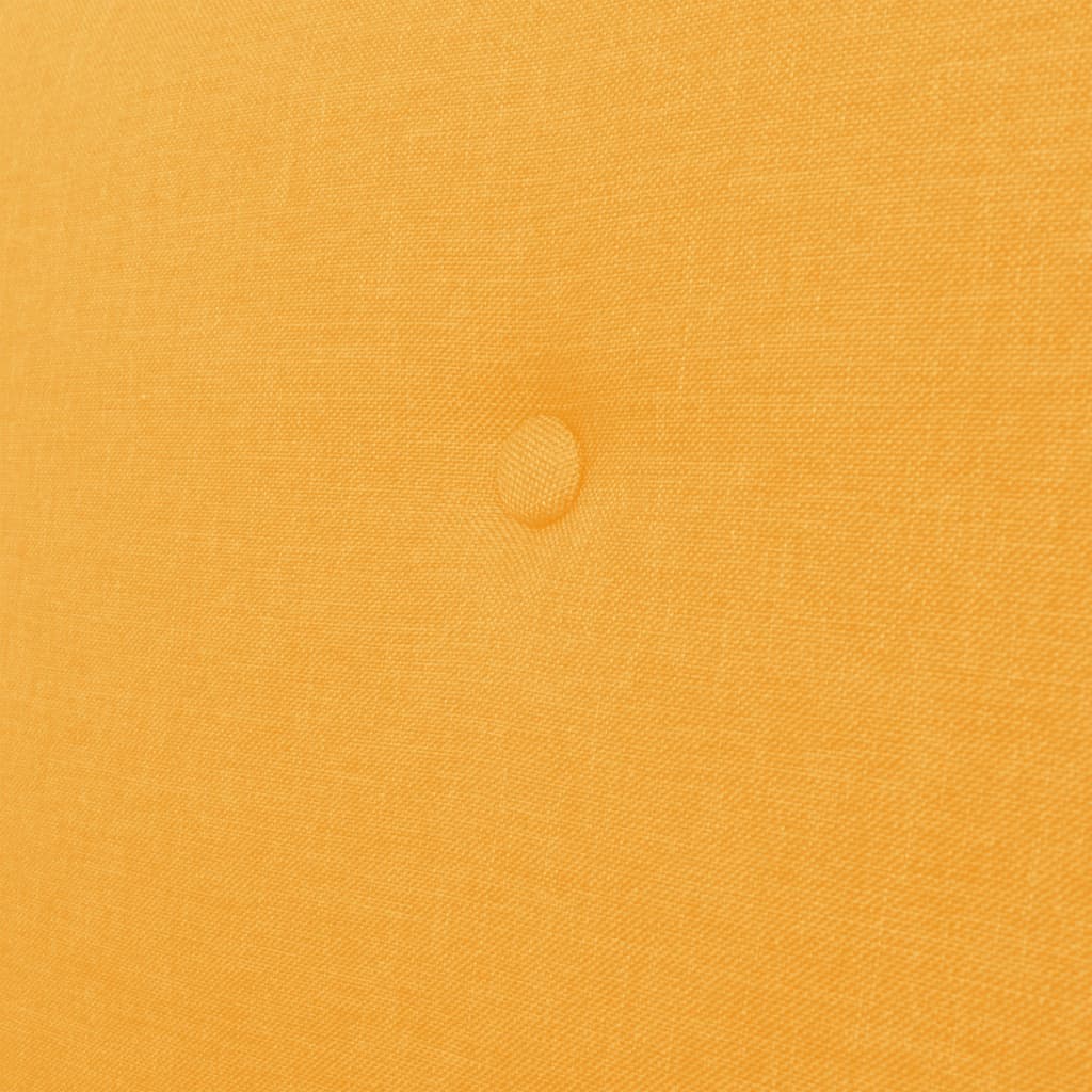 Divano a 2 Posti in Tessuto Giallo - homemem39