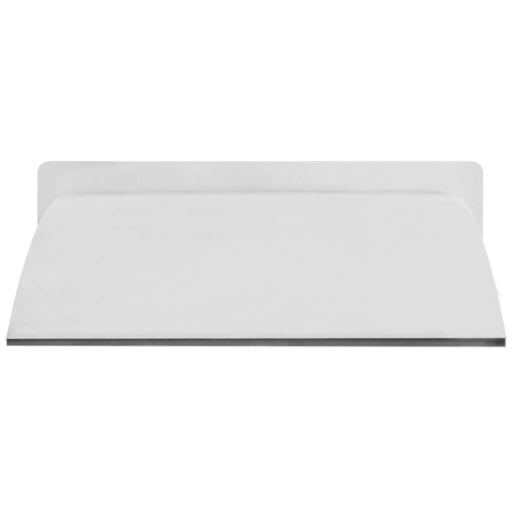 Fontana per Piscina in Acciaio Inossidabile 30x9x26 cm Argento - homemem39