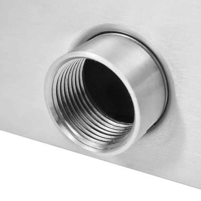 Fontana per Piscina in Acciaio Inossidabile 64x30x52 cm Argento | homemem39