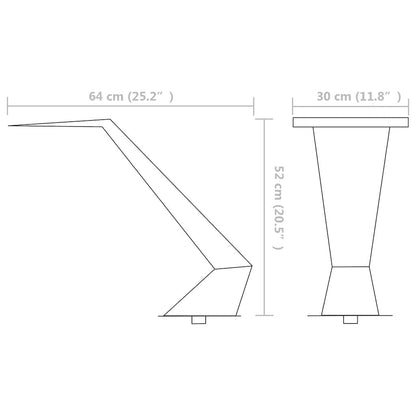 Fontana per Piscina in Acciaio Inossidabile 64x30x52 cm Argento | homemem39