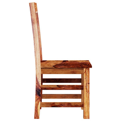 Sedie da Pranzo 6 pz in Legno Massello