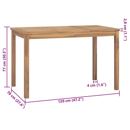 Panchina Batavia con Cuscini 120 cm in Teak | homemem39