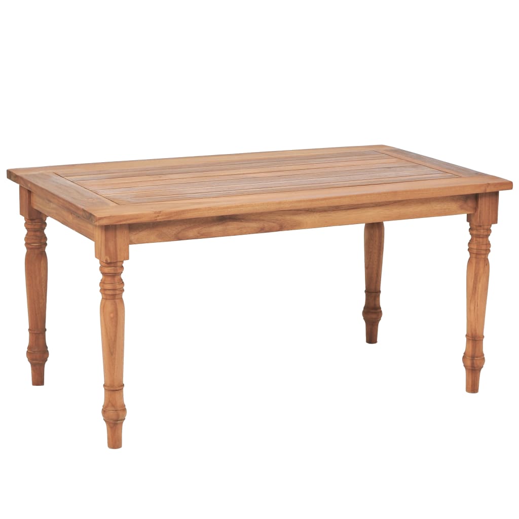 Tavolino Batavia in Legno di Teak 90x50x45 cm - homemem39