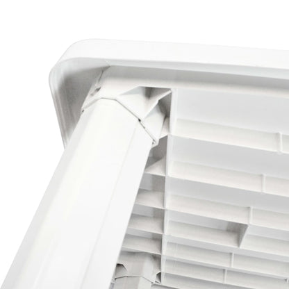 Tavolo da Giardino Bianco 101x68x72 cm in Plastica - homemem39