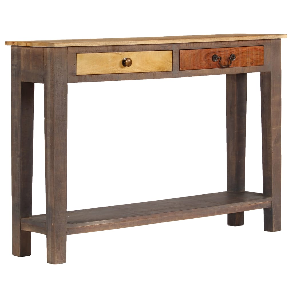 Tavolino da Salotto in Legno Massello Vintage 118x30x80 cm | homemem39