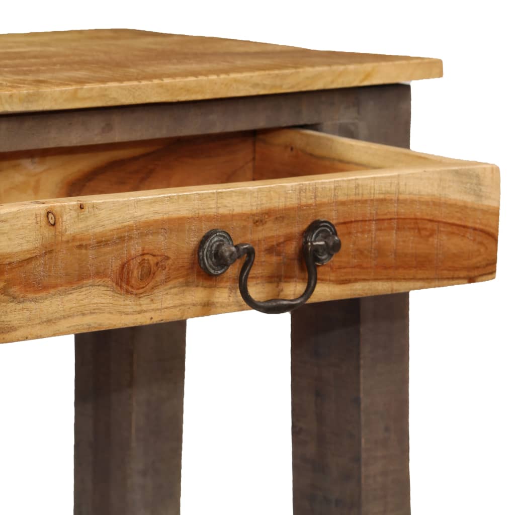Tavolino da Salotto in Legno Massello Vintage 118x30x80 cm | homemem39