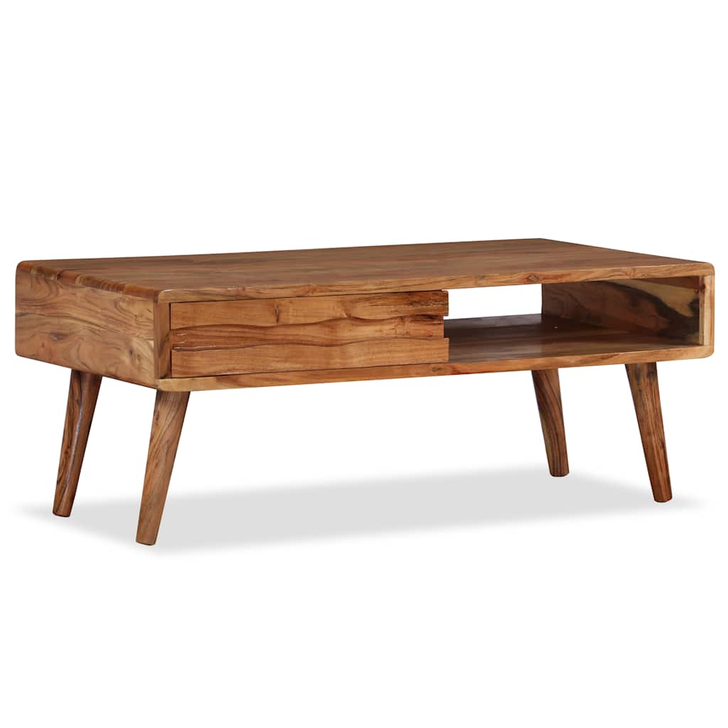 Tavolino da Caffè Massello con Cassetto Intagliato 100x50x40 cm | homemem39